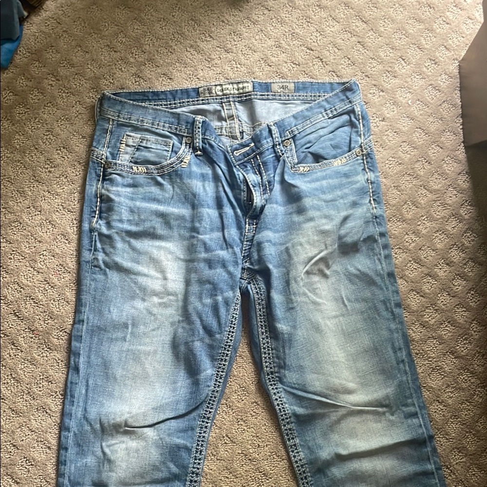 Classic Light Blue Straight Jeans